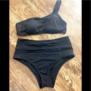 Black Mesh Swimsuit